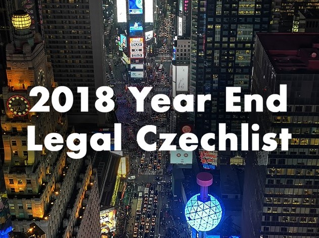 ECOVIS Ježek 2018 Year End CheckList