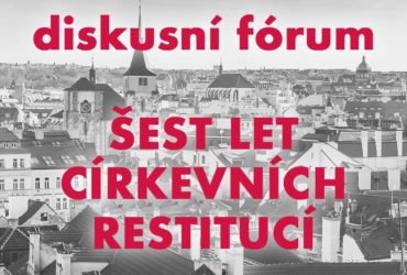 Discussion Forum on Czech Church Restitutions on November 28, 2018